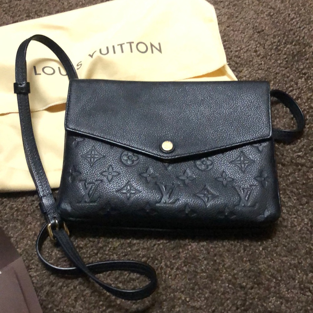 Authentic Louis Vuitton Twice MNG EMP NOIR